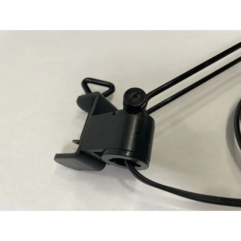 Vtg Ikea Articulating Desk Lamp With Clamp Black Halogen Working